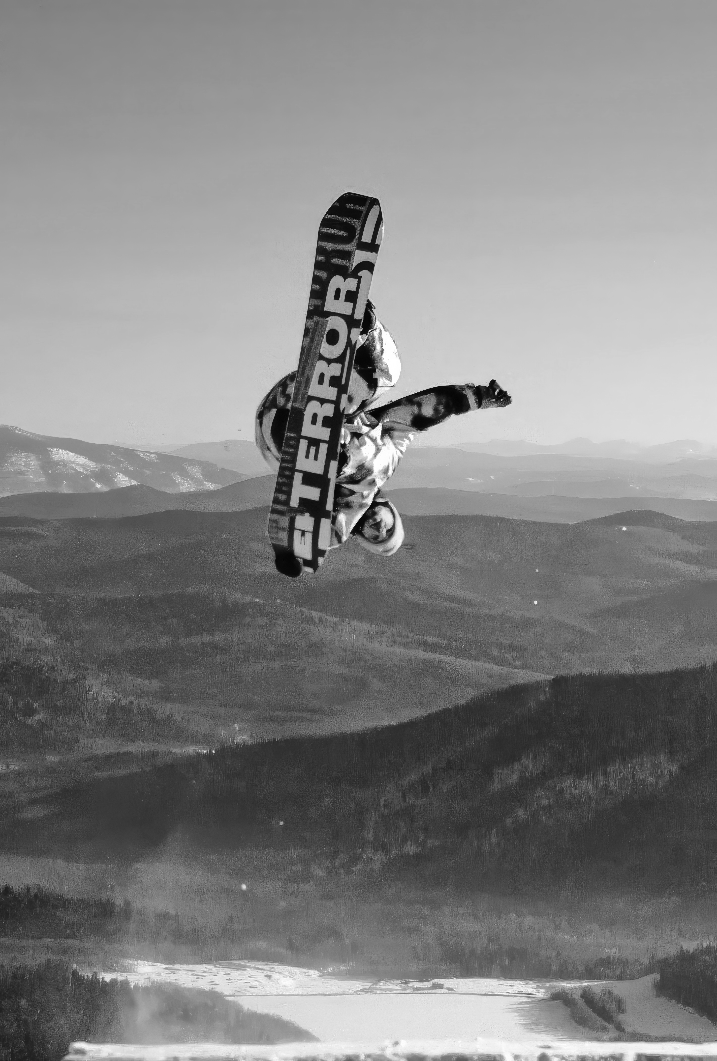 Backcountry rider on TERROR equipment